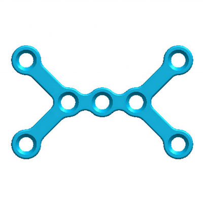 le CE X de 1.5mm a formé le type Maxillofacial plats et vis orthopédiques de plat d'II