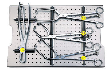Plat Kit Orthopedic Surgical Instrument Box de reconstruction