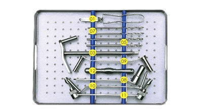 Ensemble orthopédique d'instruments de DCS de CSAD