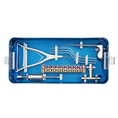 Ensemble spinal d'instrument de TLIF de COUP D'OEIL de cage d'entretoise chirurgicale du COUP D'OEIL T-PAL
