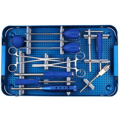 Ensemble orthopédique d'instrument de chirurgie de fixation cervicale postérieure spinale d'implants