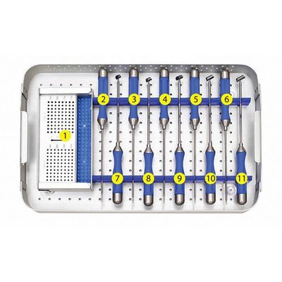Ensemble spinal d'instrument de plat laminaire postérieur de chirurgie d'os d'épine