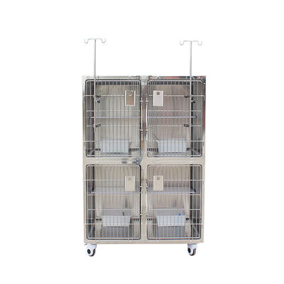 Cage en aluminium d'acier inoxydable de chien de boîte chirurgicale de cage