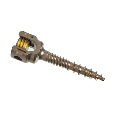 Les doubles Pedicle vis filetées du titane 5.5mm insèrent le dispositif de fixation d'épine
