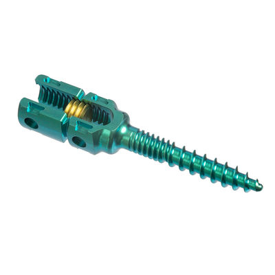 Les doubles Pedicle vis filetées du titane 5.5mm insèrent le dispositif de fixation d'épine