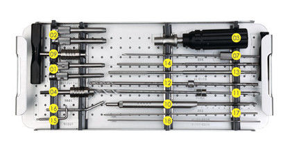 Le grand verrouillage de fragment a placé le kit inférieur d'instrument chirurgical de plats de verrouillage de membres