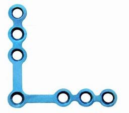 Monorail Fixator externe de Mesh Metal Skull Titanium Maxillofacial