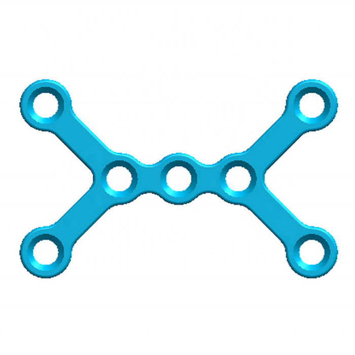 le CE X de 1.5mm a formé le type Maxillofacial plats et vis orthopédiques de plat d'II