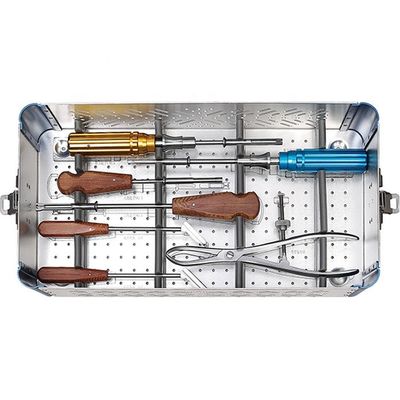 ensemble de base d'instrument de système de plat de verrouillage d'Osteotomy de pédiatrie de 4.0/5.0mm