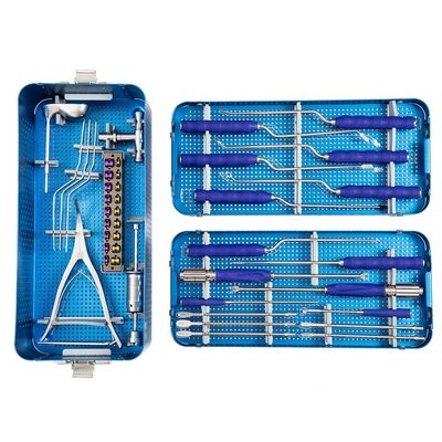 Ensemble spinal d'instrument de TLIF de COUP D'OEIL de cage d'entretoise chirurgicale du COUP D'OEIL T-PAL