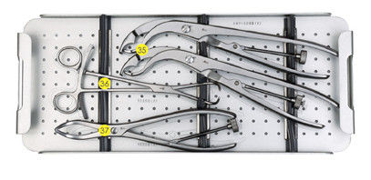Le grand verrouillage de fragment a placé le kit inférieur d'instrument chirurgical de plats de verrouillage de membres